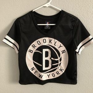 NBA Sports crop shirt